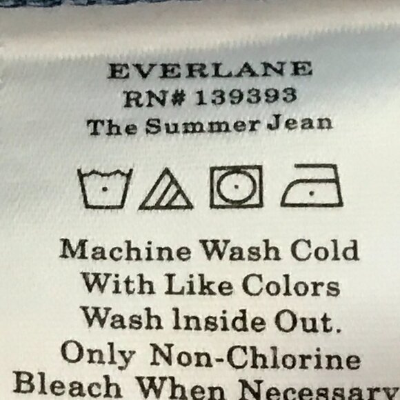 Everlane The Summer Jean Men 29x30 Blue Mid Rise Medium Wash Stretch 17096 - Picture 11 of 13